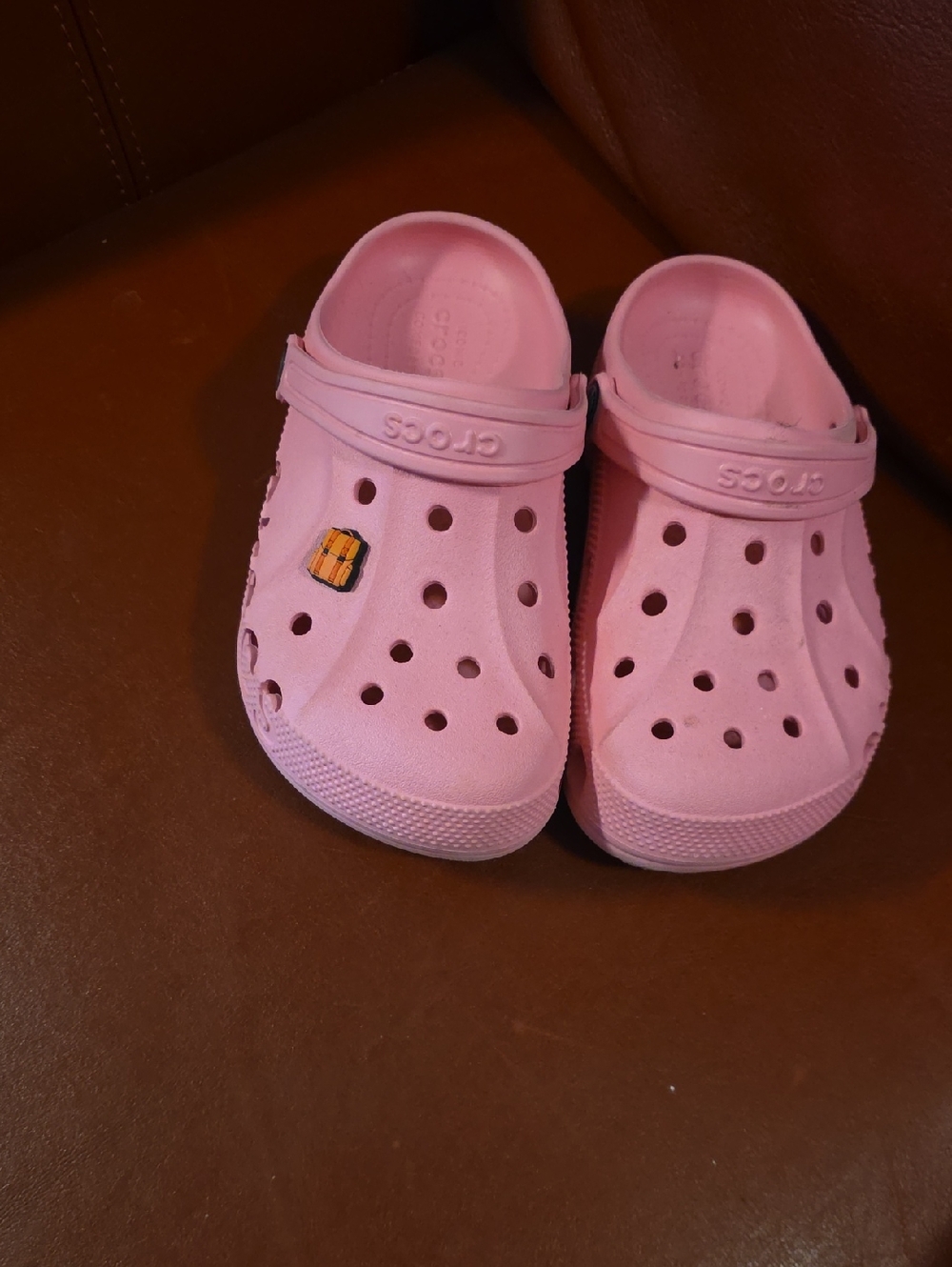 CROCS Kids' Slip-On Clog in Pale Pink